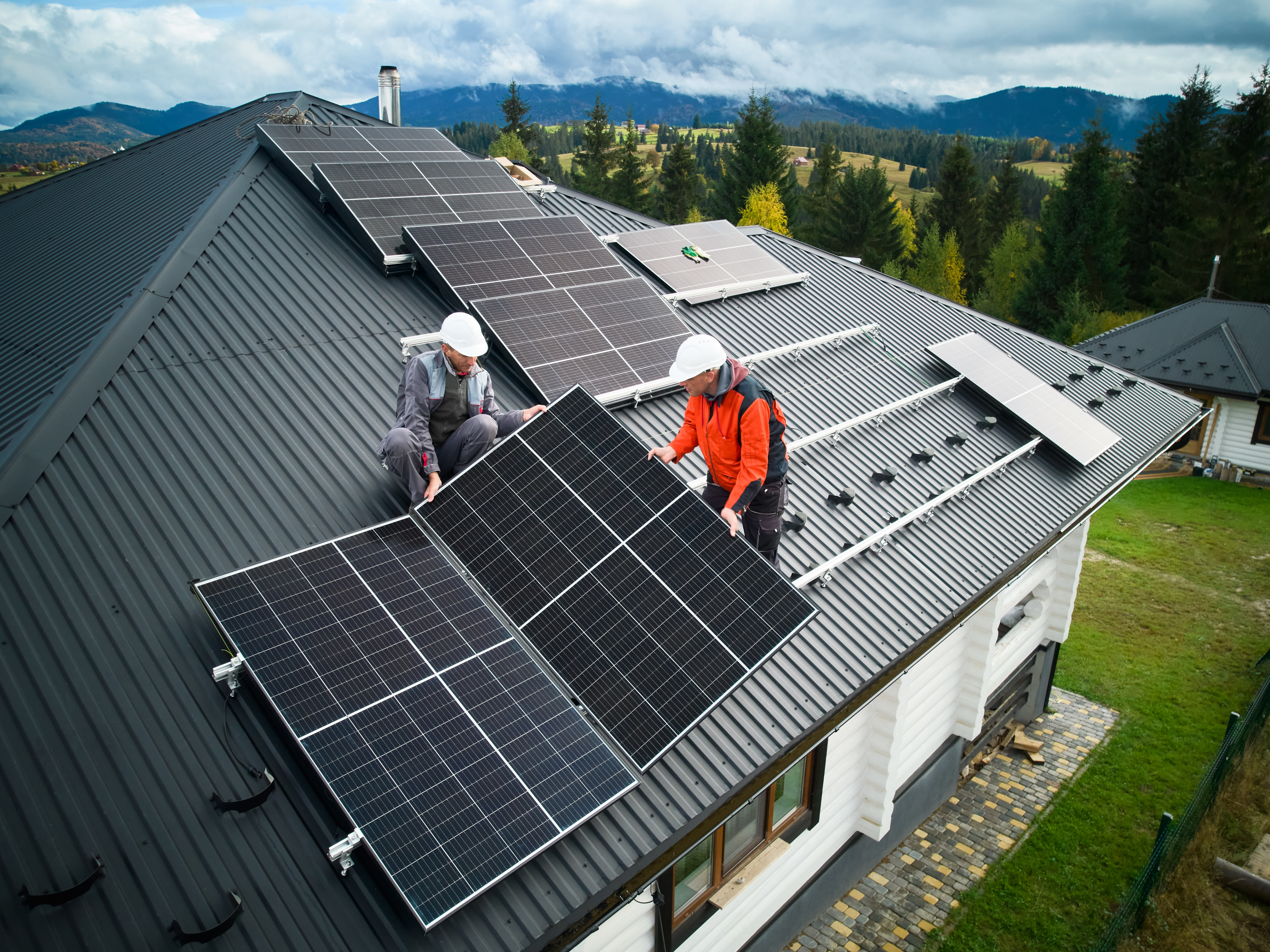 Installation von Solarmodule